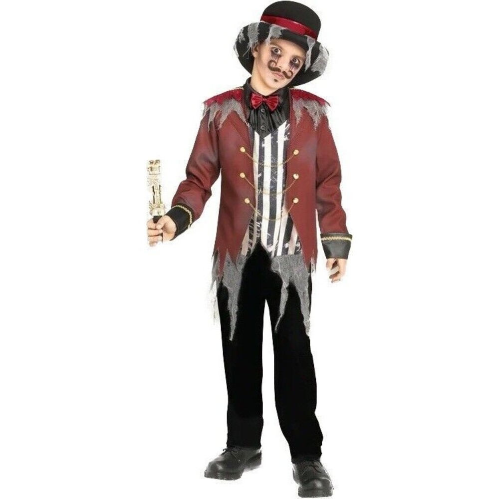 Horror Show Circus Ring Master Halloween Fantasy Costume Child Large (12-14)